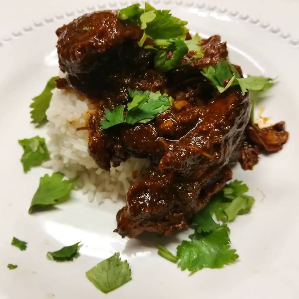 Chocolate Balsamic Chicken Mole greenolivecompany.com