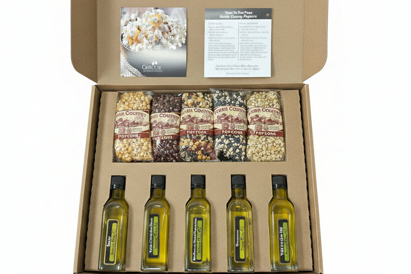 Amish Country Popcorn & Olive Oil Gift Set