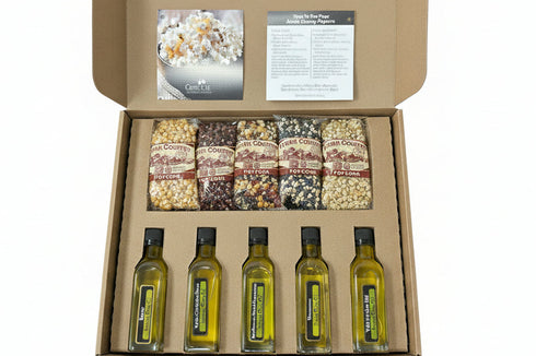 Amish Country Popcorn & Olive Oil Gift Set