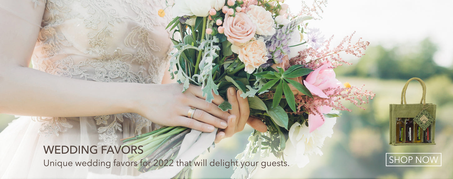 Green Olive Company - Wedding Favors Unique wedding favors for 2022 that will delight your guests.