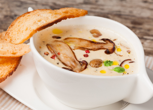 Green Olive Company Mushroom Soup