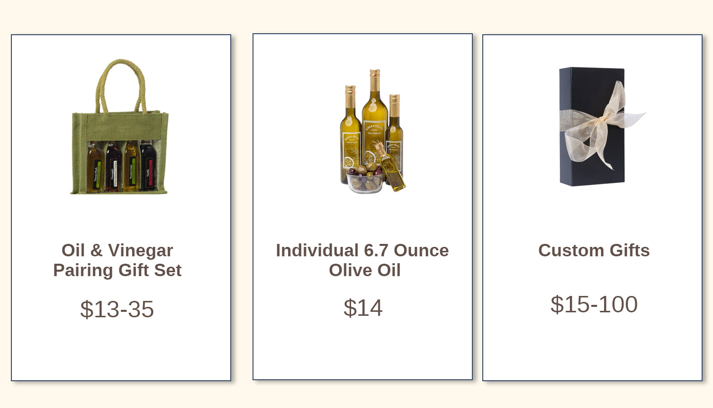 Green Olive Company Wedding Favors Banner