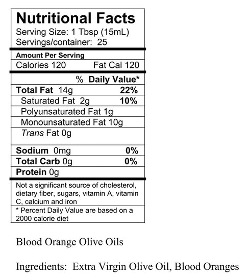 Blood Orange Fused Olive Oil
