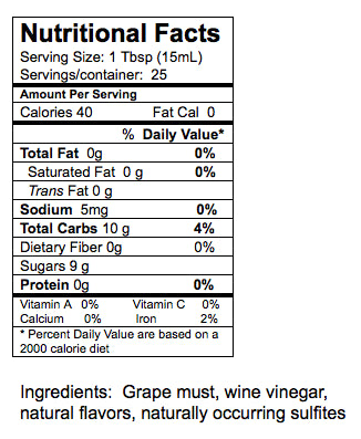 Tahitian Vanilla Dark Balsamic Vinegar