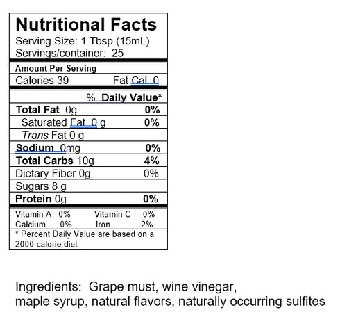 Maple Dark Balsamic Vinegar