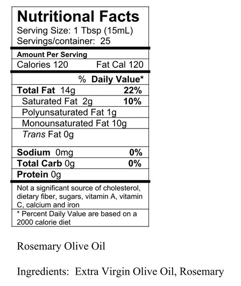 Rosemary Fused Olive Oil