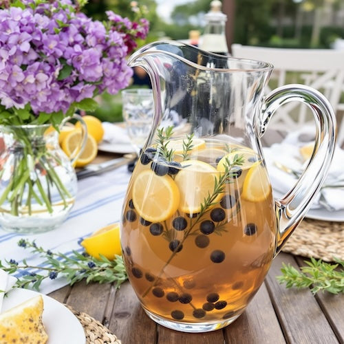 Balsamic Sparkling Shrub - Blueberry Lemon Thyme