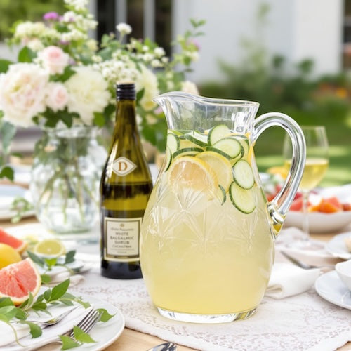 Balsamic Sparkling Shrub - Lemon, Cucumber and Grapefruit