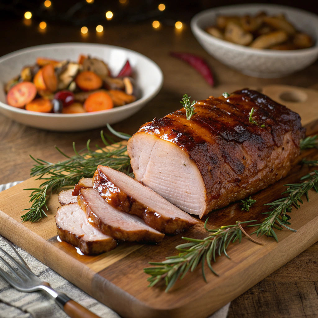Maple Balsamic Roasted Pork Loin