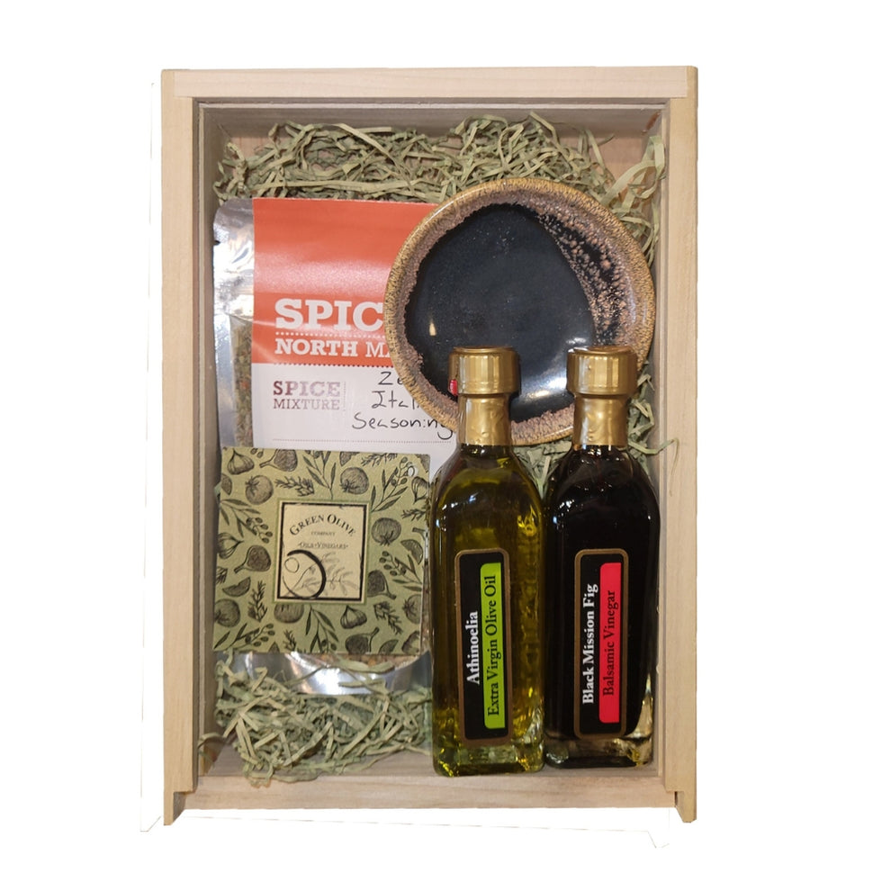 Little Dipper Gift Box Set EVOO, Balsamic & Dipping Spices