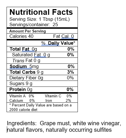 Cranberry-Pear White Balsamic Vinegar - Green Olive Company